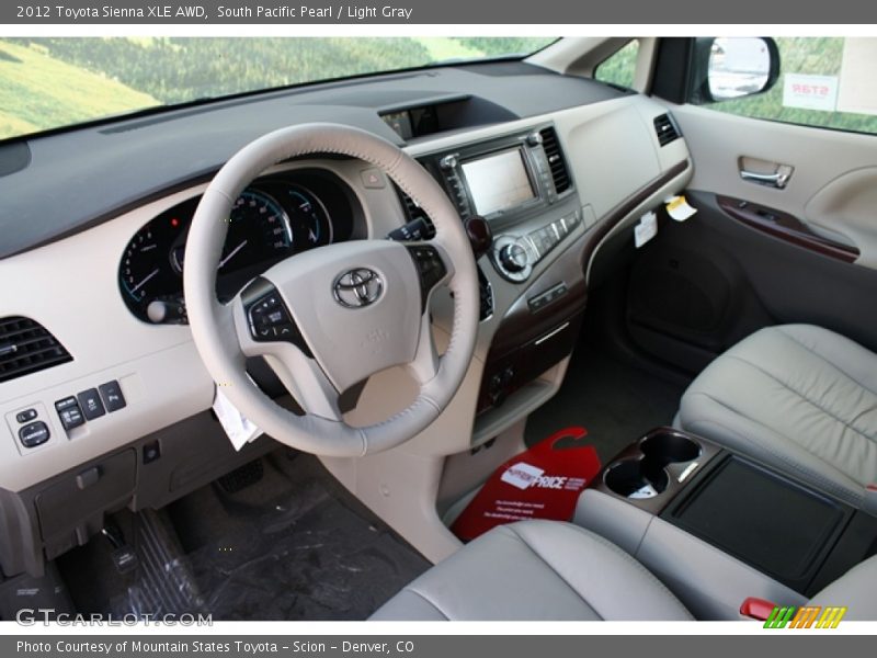 Dashboard of 2012 Sienna XLE AWD