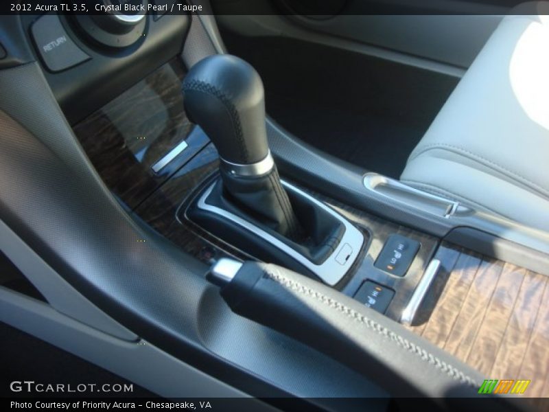 Crystal Black Pearl / Taupe 2012 Acura TL 3.5