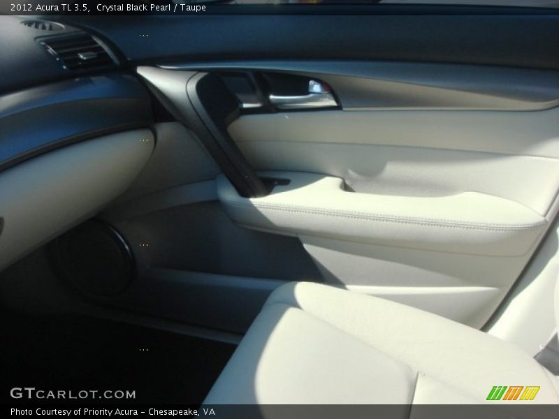 Crystal Black Pearl / Taupe 2012 Acura TL 3.5