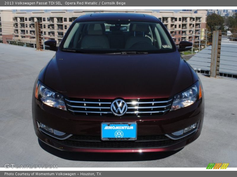 Opera Red Metallic / Cornsilk Beige 2013 Volkswagen Passat TDI SEL