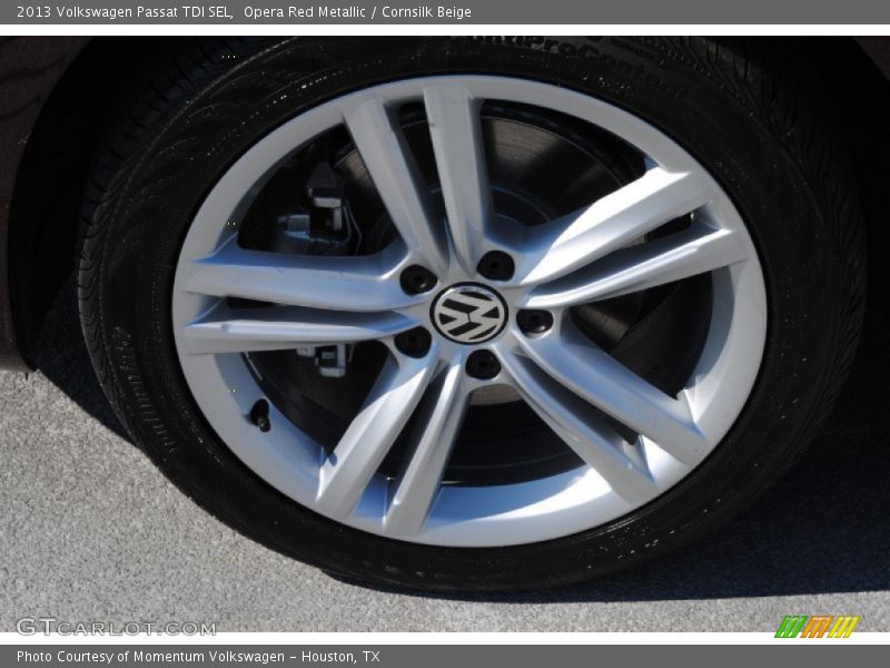 Opera Red Metallic / Cornsilk Beige 2013 Volkswagen Passat TDI SEL