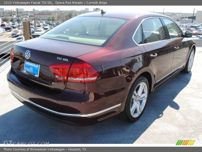 Opera Red Metallic / Cornsilk Beige 2013 Volkswagen Passat TDI SEL