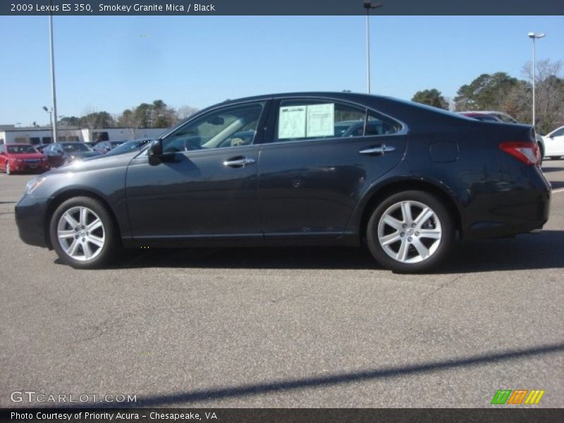 Smokey Granite Mica / Black 2009 Lexus ES 350