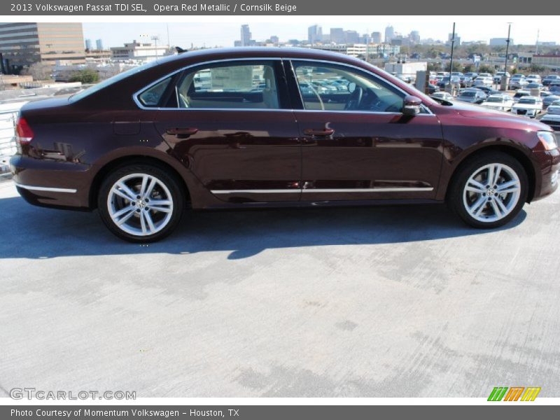 Opera Red Metallic / Cornsilk Beige 2013 Volkswagen Passat TDI SEL