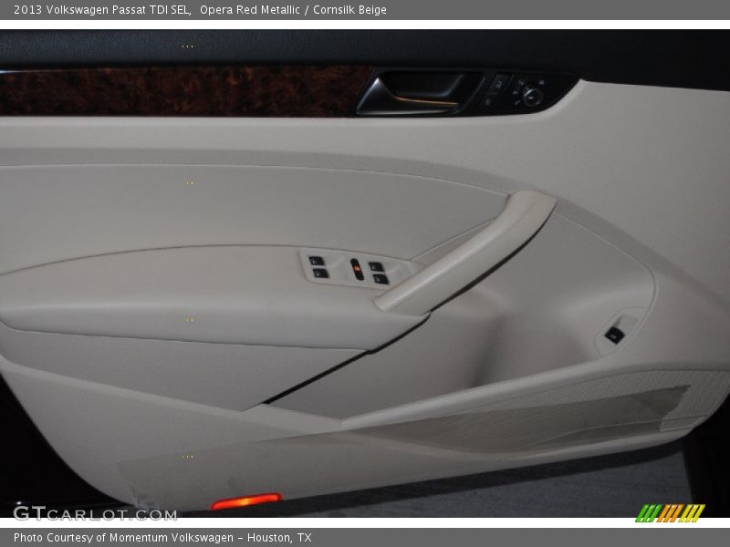 Opera Red Metallic / Cornsilk Beige 2013 Volkswagen Passat TDI SEL
