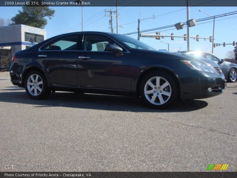 Smokey Granite Mica / Black 2009 Lexus ES 350