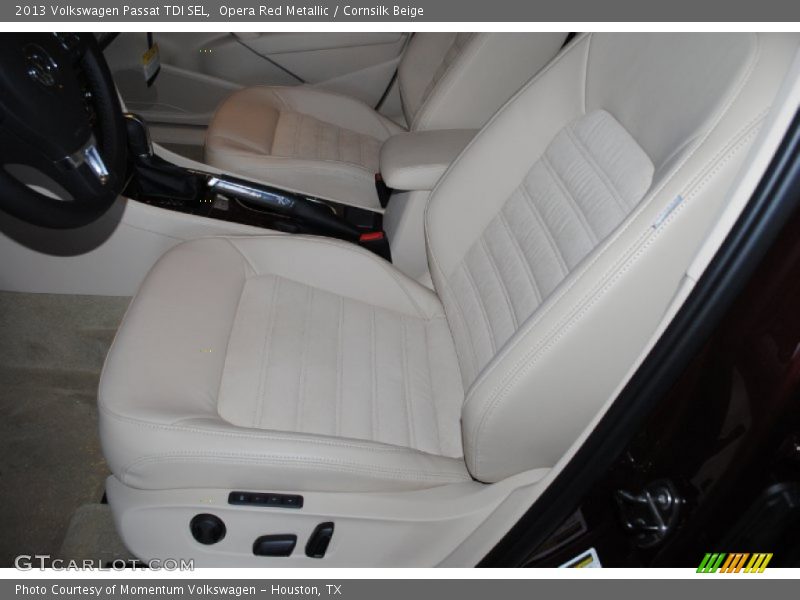 Opera Red Metallic / Cornsilk Beige 2013 Volkswagen Passat TDI SEL