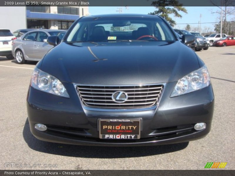 Smokey Granite Mica / Black 2009 Lexus ES 350