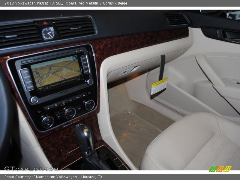 Opera Red Metallic / Cornsilk Beige 2013 Volkswagen Passat TDI SEL