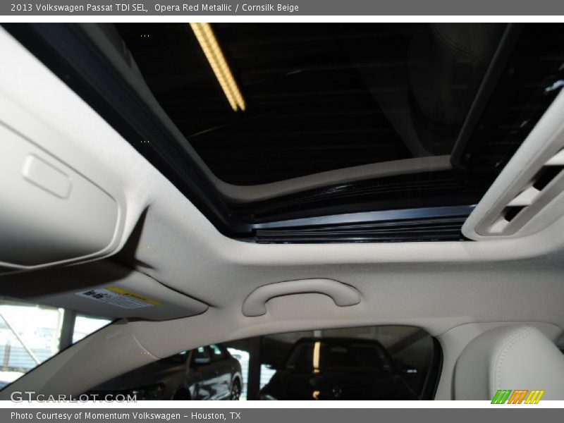 Opera Red Metallic / Cornsilk Beige 2013 Volkswagen Passat TDI SEL