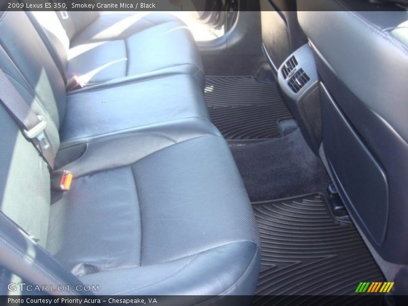 Smokey Granite Mica / Black 2009 Lexus ES 350