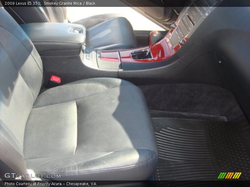 Smokey Granite Mica / Black 2009 Lexus ES 350
