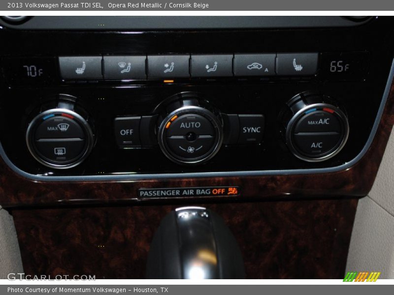 Opera Red Metallic / Cornsilk Beige 2013 Volkswagen Passat TDI SEL