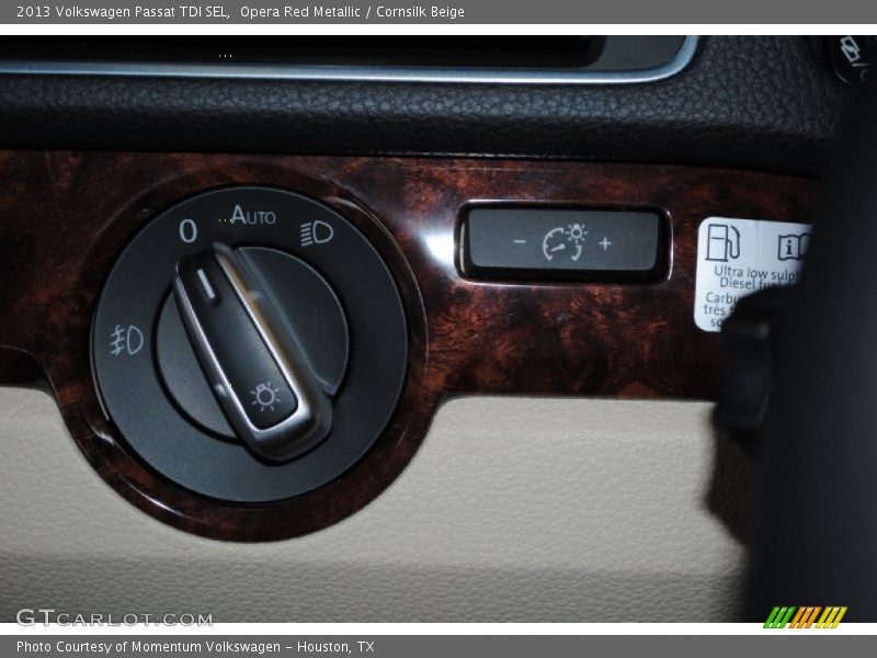 Opera Red Metallic / Cornsilk Beige 2013 Volkswagen Passat TDI SEL