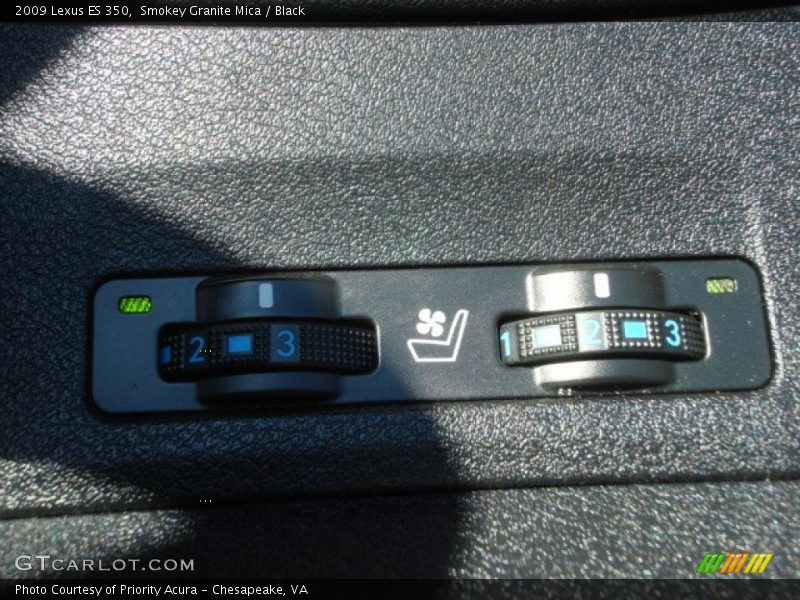 Smokey Granite Mica / Black 2009 Lexus ES 350