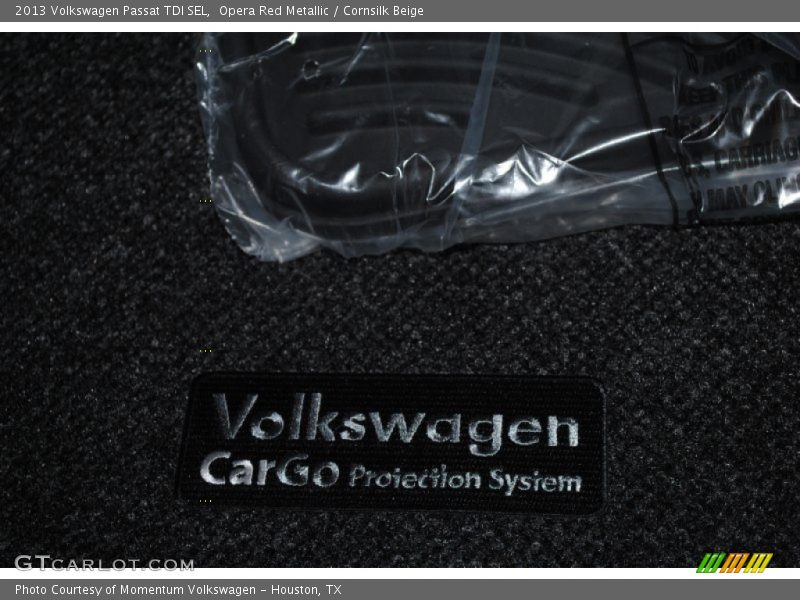 Opera Red Metallic / Cornsilk Beige 2013 Volkswagen Passat TDI SEL