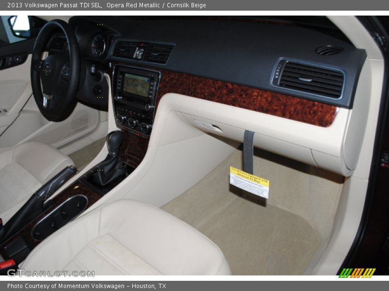 Opera Red Metallic / Cornsilk Beige 2013 Volkswagen Passat TDI SEL