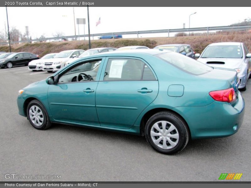 Capri Sea Metallic / Bisque 2010 Toyota Corolla