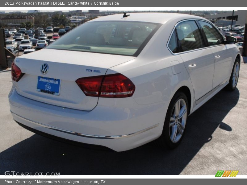 Candy White / Cornsilk Beige 2013 Volkswagen Passat TDI SEL