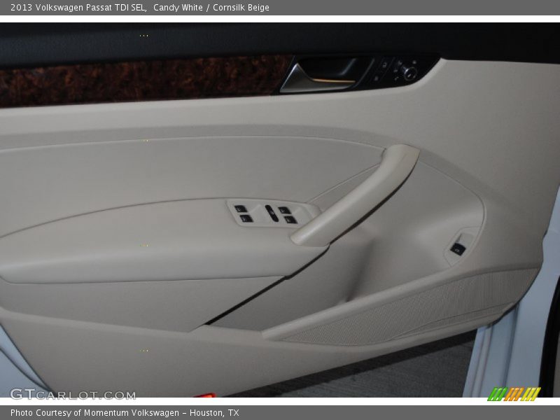 Candy White / Cornsilk Beige 2013 Volkswagen Passat TDI SEL