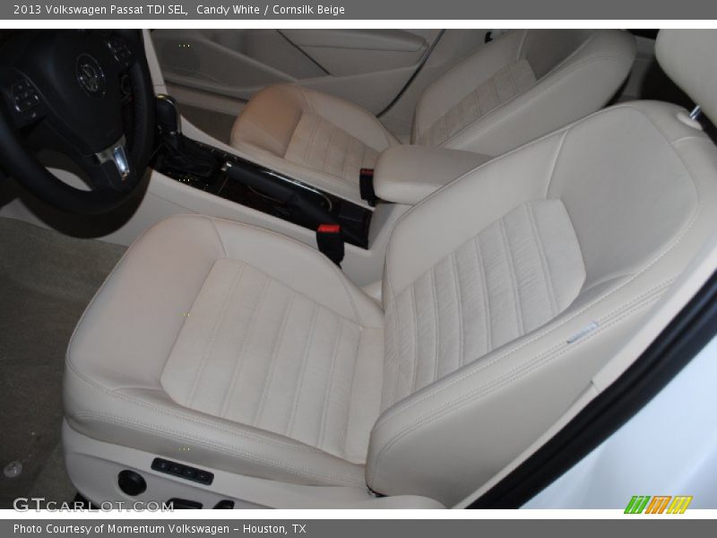 Candy White / Cornsilk Beige 2013 Volkswagen Passat TDI SEL