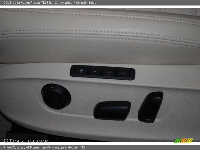 Candy White / Cornsilk Beige 2013 Volkswagen Passat TDI SEL