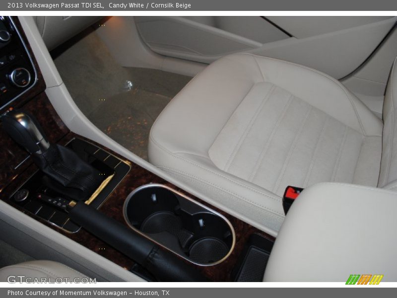 Candy White / Cornsilk Beige 2013 Volkswagen Passat TDI SEL