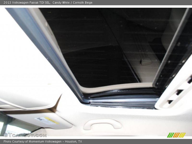 Candy White / Cornsilk Beige 2013 Volkswagen Passat TDI SEL