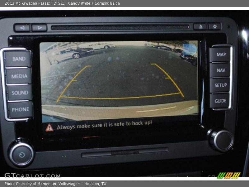 Candy White / Cornsilk Beige 2013 Volkswagen Passat TDI SEL