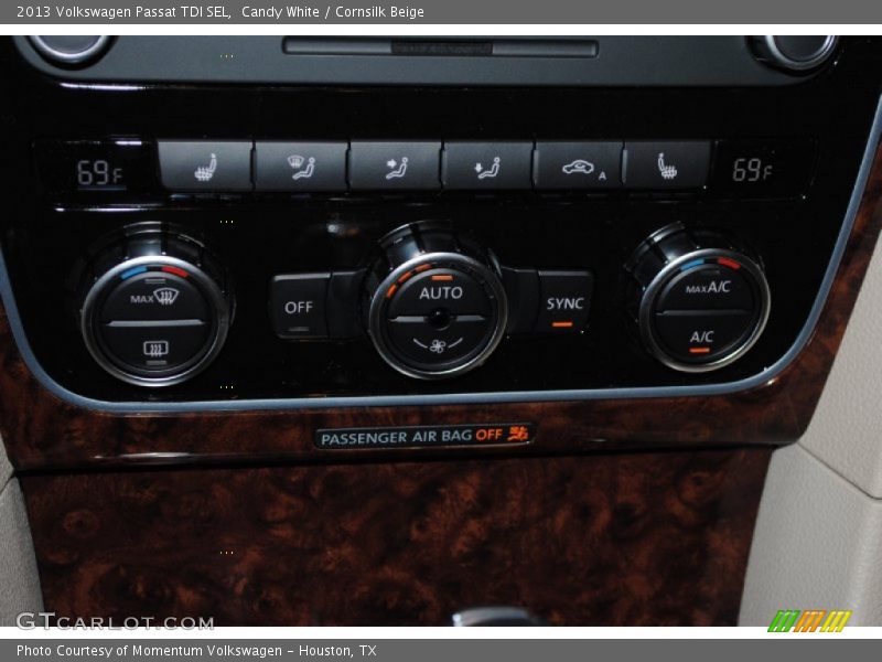 Candy White / Cornsilk Beige 2013 Volkswagen Passat TDI SEL