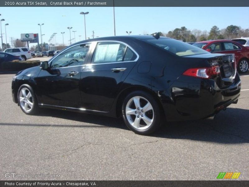 Crystal Black Pearl / Parchment 2010 Acura TSX Sedan
