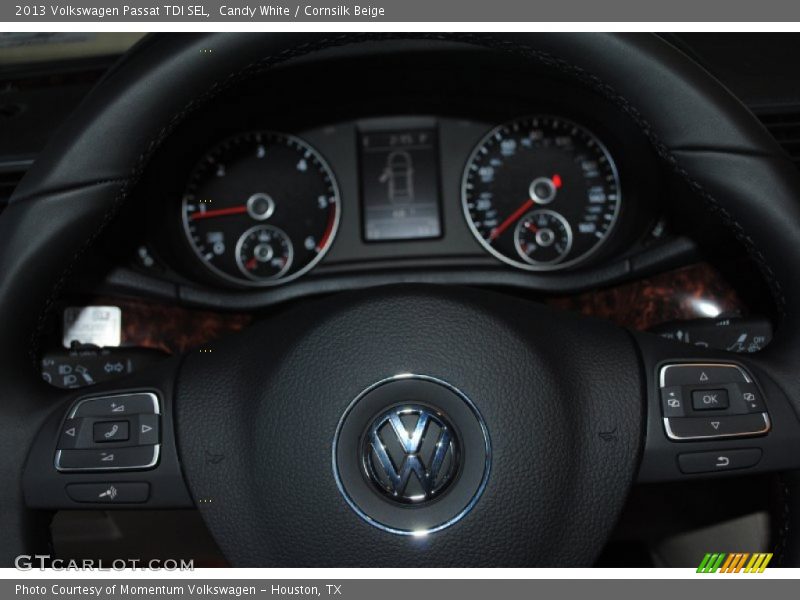 Candy White / Cornsilk Beige 2013 Volkswagen Passat TDI SEL