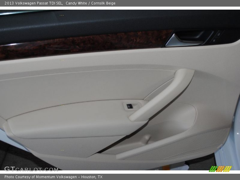 Candy White / Cornsilk Beige 2013 Volkswagen Passat TDI SEL