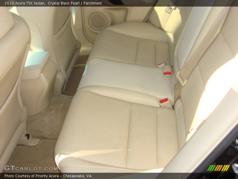 Crystal Black Pearl / Parchment 2010 Acura TSX Sedan