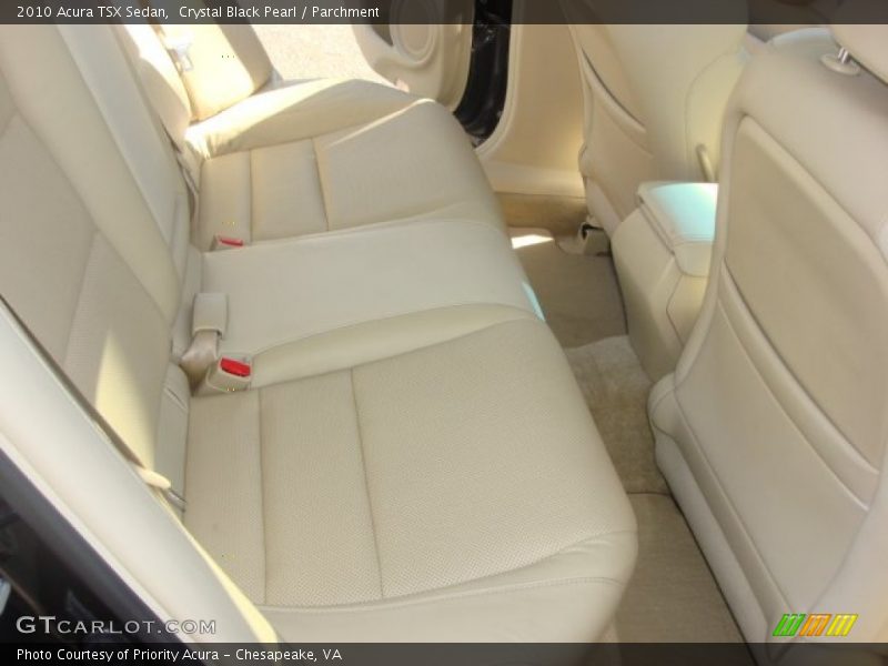 Crystal Black Pearl / Parchment 2010 Acura TSX Sedan