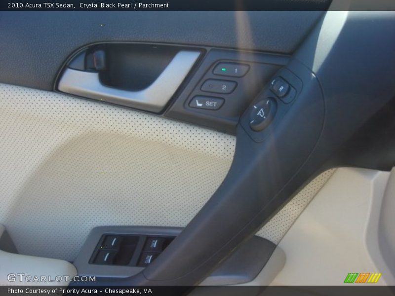 Crystal Black Pearl / Parchment 2010 Acura TSX Sedan