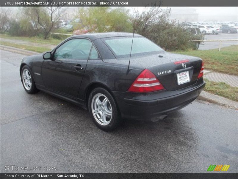 Black / Charcoal 2003 Mercedes-Benz SLK 230 Kompressor Roadster