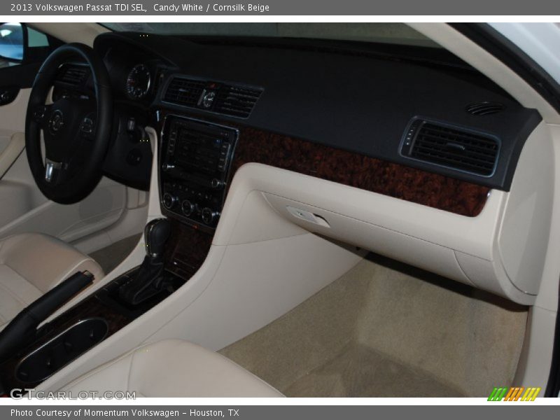 Candy White / Cornsilk Beige 2013 Volkswagen Passat TDI SEL