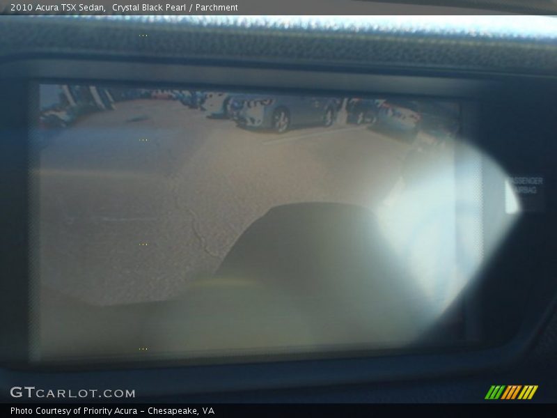 Crystal Black Pearl / Parchment 2010 Acura TSX Sedan