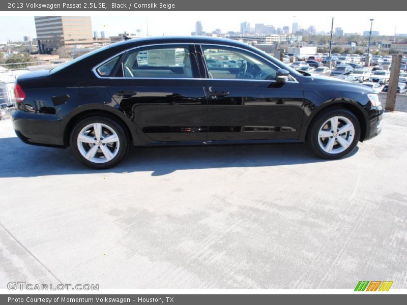 Black / Cornsilk Beige 2013 Volkswagen Passat 2.5L SE