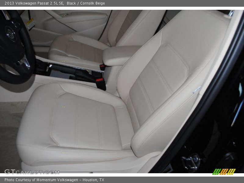 Black / Cornsilk Beige 2013 Volkswagen Passat 2.5L SE