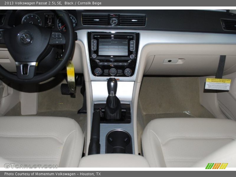 Black / Cornsilk Beige 2013 Volkswagen Passat 2.5L SE