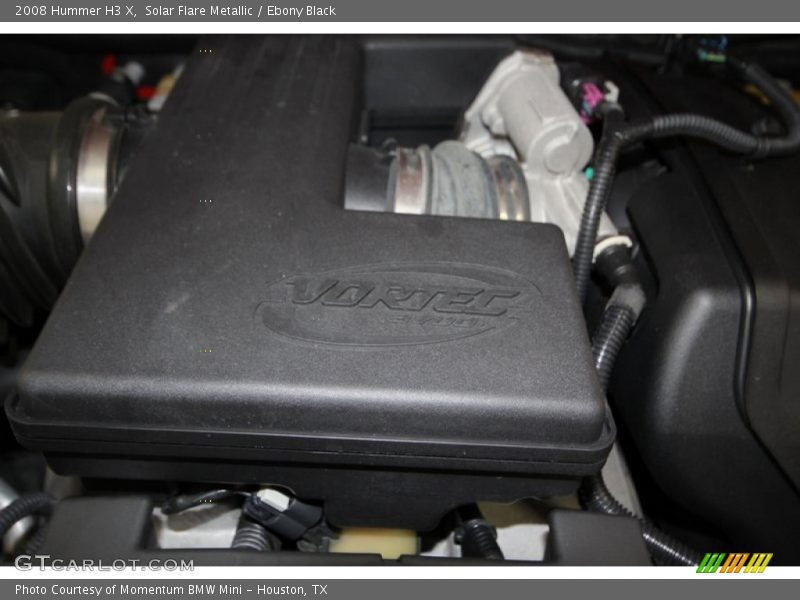Solar Flare Metallic / Ebony Black 2008 Hummer H3 X