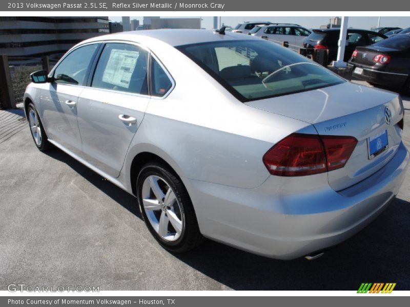 Reflex Silver Metallic / Moonrock Gray 2013 Volkswagen Passat 2.5L SE