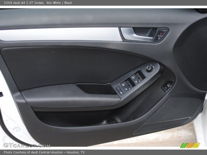 Ibis White / Black 2009 Audi A4 2.0T Sedan