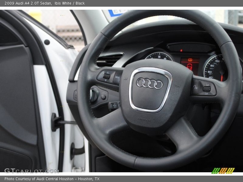 Ibis White / Black 2009 Audi A4 2.0T Sedan