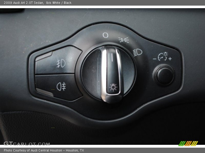 Ibis White / Black 2009 Audi A4 2.0T Sedan