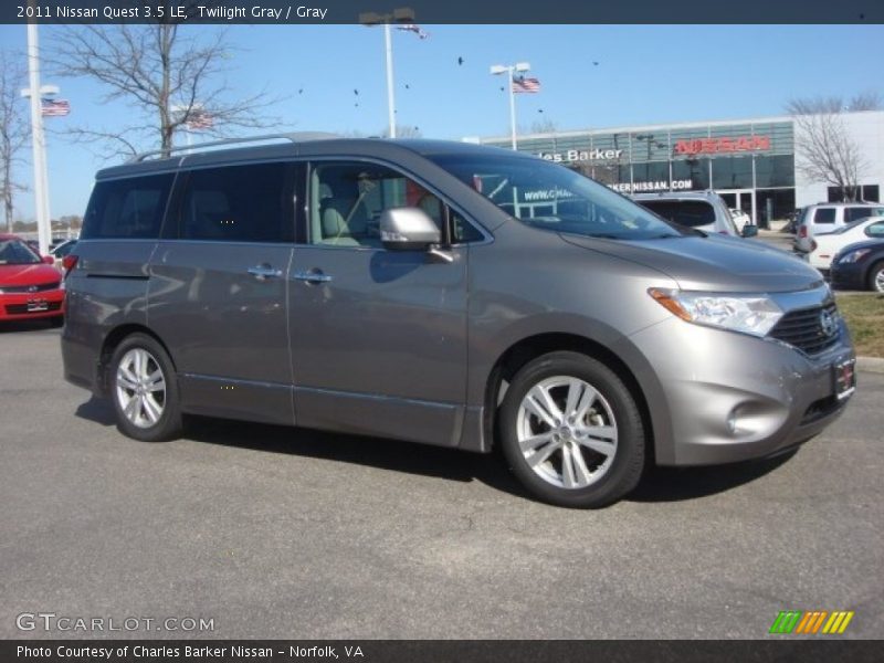 Twilight Gray / Gray 2011 Nissan Quest 3.5 LE