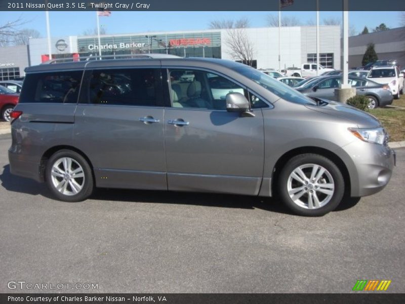 Twilight Gray / Gray 2011 Nissan Quest 3.5 LE