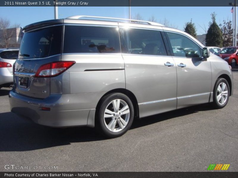 Twilight Gray / Gray 2011 Nissan Quest 3.5 LE